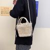 Bolso de Paja de Cereza para Mujer ins2022 Nuevo Bolso de Mano para Playa Marítima Lindo Bolso Bandolera con Correa Bolso de Hombro