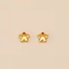 Contas Espaçadoras Banhadas a Ouro de Alta Retenção de Cor Estrela Lua Acessórios para Pulseira DIY Componentes de Joias Banhados a Ouro Brilhantes Estilo Antigo