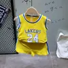 Micro-fornecimento Zhao transbordamento nova roupa infantil pequena e média uma geração de 2019 colete infantil + shorts capa esportiva