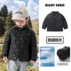 Jaqueta de algodão impermeável para meninos da Europa Ocidental, casaco de inverno leve, novo estilo para crianças mais velhas, roupas infantis, roupas de bebê, moda de inverno