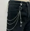 Cadena de Cintura para Jeans con Remaches Metálicos y Púas Multicapa, Colgante de Cadena para Pantalones, Joyería Transfronteriza Europea y Americana, Tendencia Personalizada, para Hombres y Mujeres