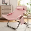 Silla reclinable simple para descanso al mediodía, silla plegable, silla para siesta en la oficina, silla de ocio con respaldo, silla para balcón en casa, sofá silla perezosa portátil