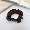 Scrunchie de poá estilo coreano para mulheres com cabelo grosso, adequado para rabos de cavalo altos, acessório de cabelo moderno e versátil