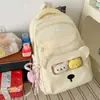Mochila transfronteiriça 2026 novo estilo para alunos do ensino fundamental e médio, design simples, grande capacidade, mochila casual, unissex, adequada para o dia a dia