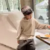 Sudadera con Capucha para Niños 2026 Otoño/Invierno Nuevo Estilo Engrosada Elegante de Manga Larga para Niños Prenda Base Superior Ropa de Invierno para Niños Top