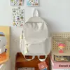 Mochila leve, mochila escolar para estudante, versátil para uso diário, fofa, elegante, moderna, grande capacidade, mochila estilo coreano