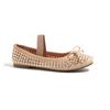 Zapatos Planos de Pedrería de Cristal para Mujer 2025 Estilo Nuevo Boca Baja Planos Ballet Versátiles Exportación Talla Grande Venta al por Mayor Estilo Princesa Tacón Bajo