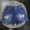 Shorts de Mezclilla para Niña 2025 Nuevos Shorts Casuales Elásticos para Niños Pantalones Elegantes de Ropa para Niñas Princesa