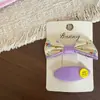 Pinza para el pelo con lazo de tela floral estilo ins coreano, goma para el pelo, lindo accesorio para el pelo estilo princesa para niñas