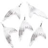 15 pingentes de joia de liga em formato de cauda de peixe acessórios para pulseira DIY colar pingente 29 * 15mm D7145