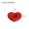 Dia dos Namorados Coração Vermelho Suporte de Vela Cerâmico Conjunto de Decoração Casamento Feriado Suporte de Vela Mesa Aromaterapia