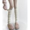 Calcetines de Punto Cálidos para Otoño e Invierno Calcetines Apilables para Yoga Ballet Calcetines JK Calcetines para Pantorrilla Lana Aspecto Adelgazante Calcetines para Piernas para Mujer
