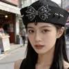 Gorra Azul Marino Bordada Europea y Americana Cosplay Uniforme de Policía Femenino Sombrero de Otoño e Invierno para Actuación Circunferencia de Cabeza Grande Sombrero de Marinero Japonés para Mujer