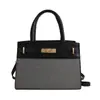 Bolso de Mano para Mujer con Bloques de Color Estilo 2026, Textura de Alta Calidad a la Moda, Bolso Cuadrado Pequeño Transversal para Viaje