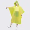 Poncho impermeable para adultos, impermeable y a prueba de viento de EVA, adecuado para senderismo al aire libre y ciclismo, ligero, hecho con tela ecológica y presenta un diseño más grueso
