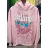 LAZAD AliExpress Amazon Suministro Toma Real Spder555 Pesado 420G Sudadera con Forro de Felpa Marca de Moda Sp5de