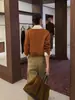 Suéter de Punto EVERTRUE Lana 2026 Otoño/Invierno Estilo Coreano Cuello en V Manga Larga Pulóver Ropa Exterior 35348