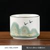 Creative National Tide Tea Cup Holiday Gift Conjunto de chá Copo único Copo de vinho Tigela de chá de cerâmica Tea Master Cup Caixa de presente Presente de acompanhamento