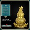 Adorno de Calabaza de Cobre Tianyi, Calabaza de Cobre con Nueve Tortugas con Apertura y Tapa