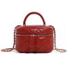 Bolso de Mano Nicho Nuevo Otoño e Invierno 2024 Clásico Combinable Cadena Cuadros Diamante Hombro Crossbody Bolso Cuadrado Pequeño de Alta Gama