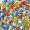 Piezas de Vidrio con Forma, Cuentas Planas de Vidrio de Color Mixto, Piedras Preciosas, Cuentas Planas de Forma Irregular, Piedra de Anacardo, En Stock