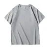 Camiseta de Algodão Puro com Gola Redonda e Manga Curta Ag240G Verão Masculina Pesada Solta Uniforme de Classe Camisa Cultural Logo Estampado Digital