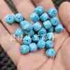 Contas Oceânicas Estilo Antigo, Contas Soltas de Jade, Contas Cilindricas de Corte Reto Azul Tianhe, Contas Espaçadoras, Acessórios para Joias, Contas de Jade