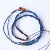 Fornecedor da Fábrica Pingente de Corda Trançada à Mão Corda Cordão Ajustável Pingente DIY Jade Corda de Jade Corda de Colar