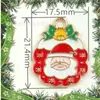 Accesorios para Joyería DIY Aleación Goteo de Aceite Colgante Navideño Colgante Pulsera con Cuentas Pulsera Llavero Accesorios Paquete de Materiales