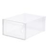 Caja de Zapatos Apilable Suministros para el Hogar Caja de Almacenamiento Bloques de Construcción Plástico Altamente Transparente Caja de Zapatos con Tapa Tipo Cajón Punto Venta al por Mayor