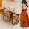Zapatos de Princesa para Niñas con Suelas Suaves, Nuevo Modelo Otoño 2026, Zapatos Planos Florales para Bebé, Zapatos de Abuela, Zapatos Pequeños de Cuero Modernos para Niños