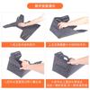 Cesta de Almacenamiento Tejida de Fieltro, Cesta Portátil para Ropa Sucia, Caja de Almacenamiento para Artículos Varios de Bebé, Caja de Almacenamiento para Organizar Ropa, Plegable