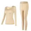Mingshi Balun Outono e Inverno Ácido Hialurônico Beleza da Pele Roupa Sem Costura Térmica Quente Justa Alta Elasticidade Base para a Pele para Usar no Outono