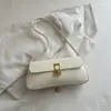 Bolsas com Textura de Outono Viagem 2026 Design Feminino Nova Moda Nicho Bolsa de Axila Bolsa Baguete de Ombro Único Simples