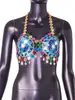 Cadena para el cuerpo AYJ estilo europeo y americano transfronteriza, collar acrílico sexy para todo el cuerpo para discotecas, festivales de música y Halloween