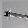 Lámpara Colgante Lineal para Restaurante de Diseño, Lámpara Colgante para Cafetería Estilo Industrial Vintage, Luminaria Lineal en Tira Creativa para Oficina