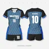 Conjunto de Uniforme de Vôlei, Camisa de Vôlei Feminina com Design Estampado, Traje Esportivo Respirável de Secagem Rápida, Uniforme de Vôlei Estampado Digital em Corpo Inteiro