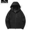 Chaqueta Impermeable para Pesca Camping al Aire Libre de Primavera y Otoño Traje de Montañismo para Hombre Chaqueta Deportiva Casual para Correr Trabajo Chaqueta