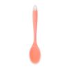 Uma peça all-inclusive colher de silicone cor sólida semi-transparente colher de silicone densa colher gadgets de cozinha