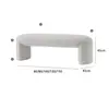 Banqueta para cambiar zapatos en la entrada, Banqueta de lujo ligero al pie de la cama, Banco largo simple estilo nórdico, Taburete de asiento para sala de estar, recibidor, hogar, Estilo de celebridad de internet