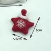 Broche de peluche estéreo relleno de algodón con dibujos navideños, hecho a mano, horquilla para el pelo, accesorios para sombreros, venta al por mayor