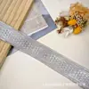 Fita étnica bordada dourada e prateada, renda para roupas étnicas Miao e Yi, acessórios de acabamento para Hanfu antigo e figurinos de ópera