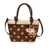 Bolso tipo cubo casual estilo coreano, nuevo bolso de mano otoño e invierno 2026, bolso de hombro y cruzado de moda con lunares único