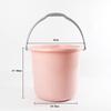 Cubo de Mano Grande de Plástico Resistente a Caídas para Songkran Cubo Grueso Portátil para Lavado de Autos en Casa Cubo de Baño Cubo de Plástico Venta al por Mayor