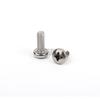 Tornillos Mecánicos de Acero Inoxidable 304 con Cabeza Plana Phillips, Tornillos de Cabeza Media Redonda Phillips Tipo Champiñón M4 Certificación Norma Nacional