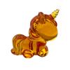 Juguete de gemas para niños, animal de dibujos animados, unicornio, imitación de gemas de cristal, acrílico, diamante, juguete arqueológico, colección de tesoros