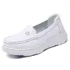 Zapatos de Enfermera para Mujer en Primavera y Otoño, Duraderos, de Suela Gruesa, Transpirables, de Suela Blanda, Cómodos, Antideslizantes, Sin Olores, de Suela Plana, Zapatos de Trabajo Médicos