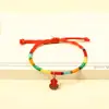 Nuevo Pulsera de Cuerda de Cinco Colores del Festival del Bote del Dragón Cuentas de los Cinco Elementos Cuerda de Mano Tejida a Mano Hilo de Cinco Colores Pulsera de Mano Zongzi para Niños Venta al por Mayor