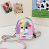 Nuevo Monedero para Bebé Bolsa de Silicona Linda para Niños Bolsa de Almacenamiento de Conejo de Dibujos Animados Bolsa Multifuncional Portátil Cruzada
