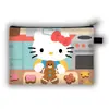 Nuevo Monedero Grande de Navidad de Hello Kitty para Niños, Bolso de Mano con Asa Larga de Gran Capacidad para Cosméticos, Lindo Bolso Cruzado